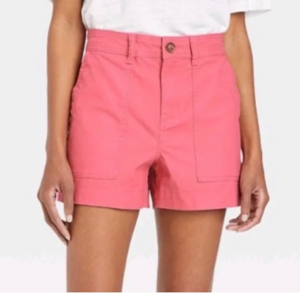 New A New Day Women’s Shorts A High Rise Shorts Pink NWT 18